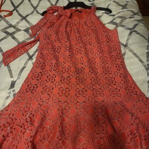 Trina Turk Pink Lace Dress. Beautiful!!